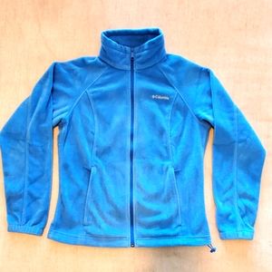 Columbia Mill Creek Full Zip Fleece Jacket Zip Pockets